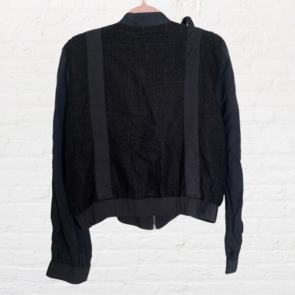 BCBGeneration black zip up bomber style jacket - Picture 2 of 6